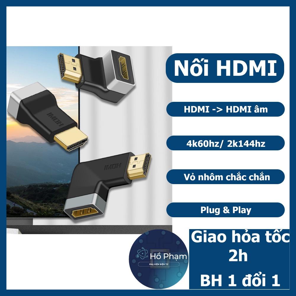 Đầu nối HDMI HDMI 4k60hz - HDMI vuông góc đầu nối tiếp hdmi 2 đầu âm 8k - Hồ Phạm