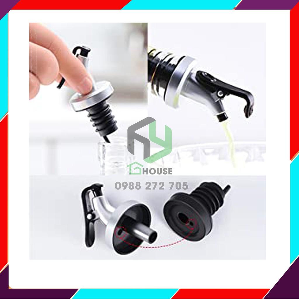 Bộ chai rót gia vị thủy tinh - bình đựng dầu nước mắm nước tương có vòi rót - thủy tinh không chì