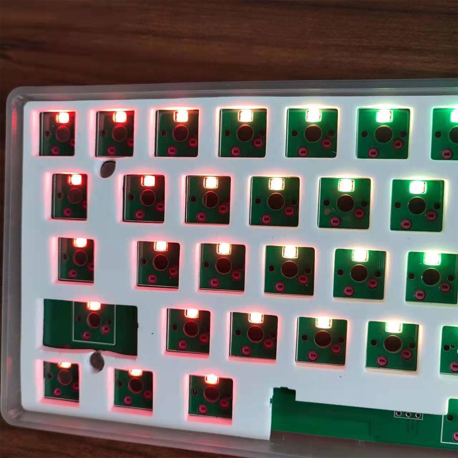 GK S68 68 Keys Mechanical Keyboard RGB Hot Swap Mounting Plate DIY