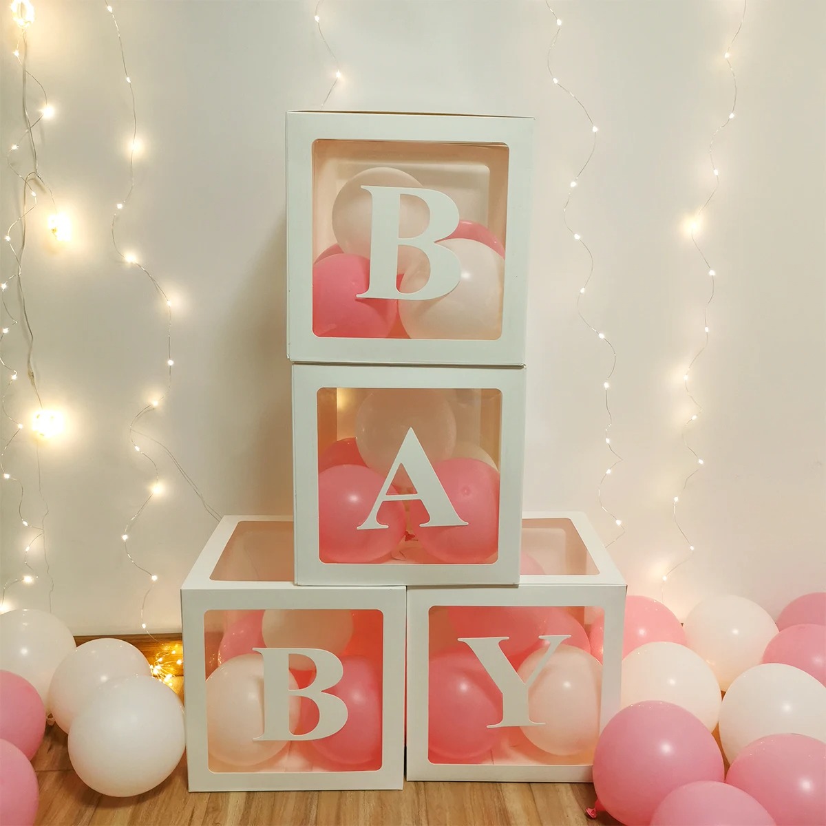 Hộp ĐỰNG BONG BÓNG trong suốt - trang trí sinh nhật, thôi nôi và party