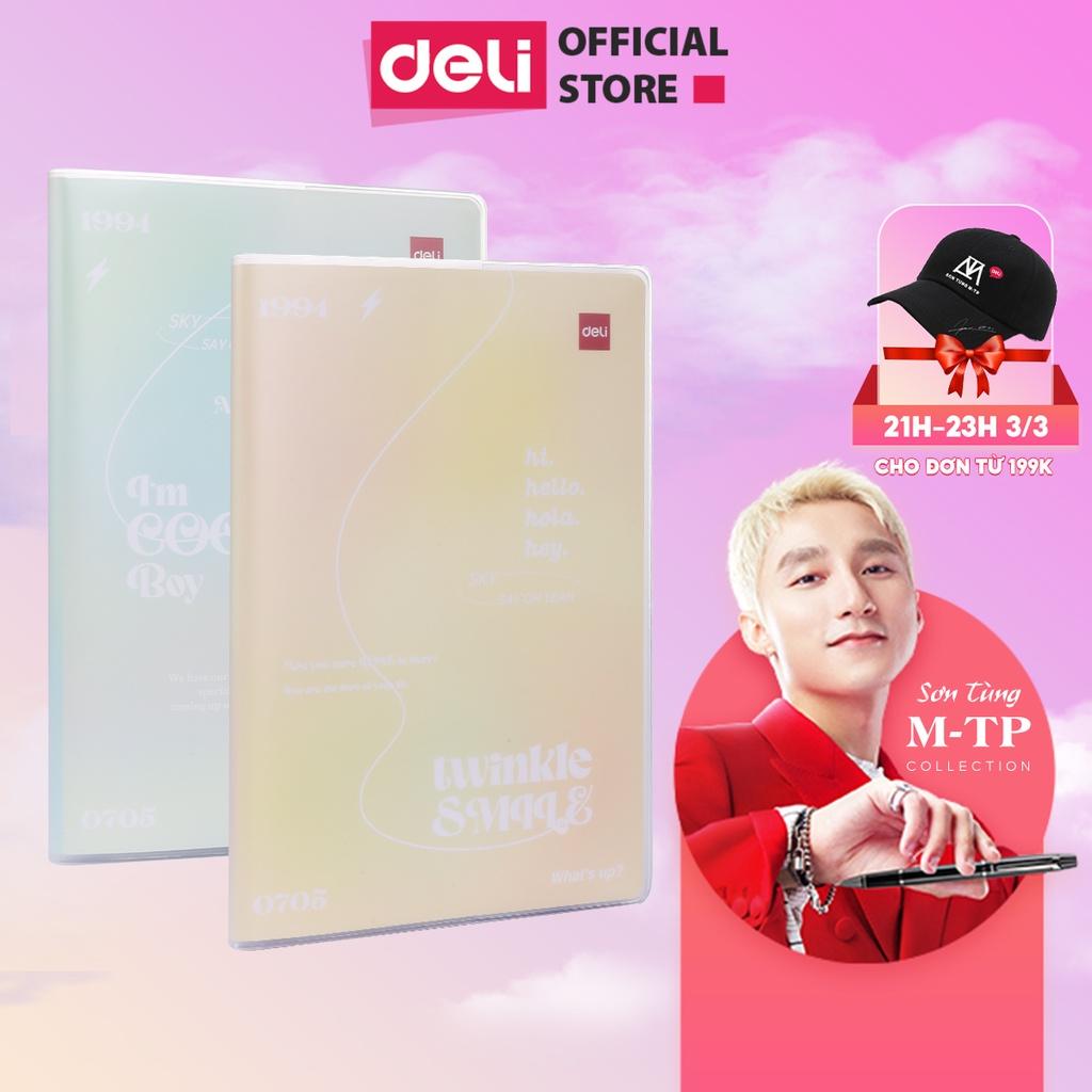 Sổ Ghi Chép Văn Phòng Bìa Nhựa Chống Nước Màu Pastel Deli - Phù Hợp Làm Sổ Kế Hoạch Planner, Nhật Kí, Tập Vở Ghi Chép Bullet Journal - EN154