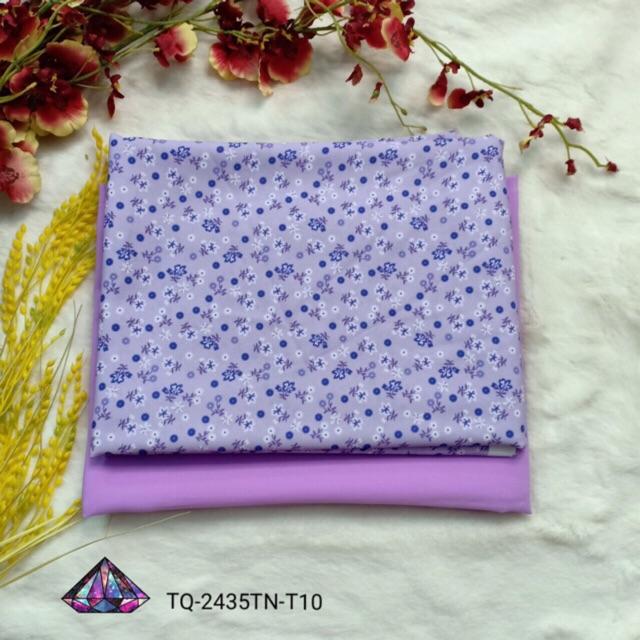 Vải áo dài hoa nhí