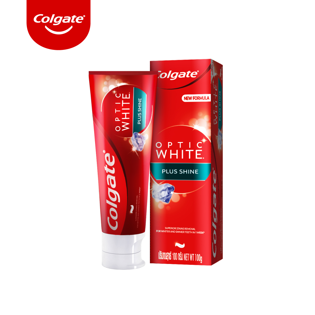 Kem đánh răng Colgate Optic White làm trắng và sáng răng 100g