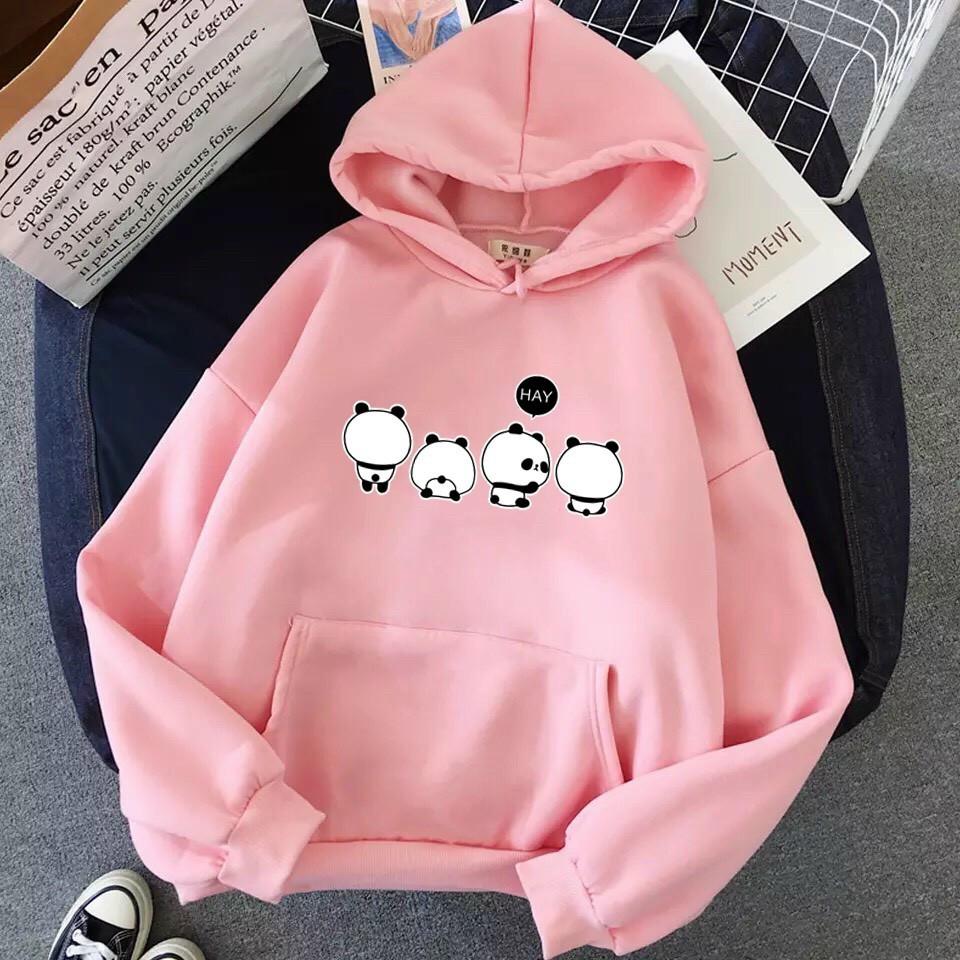 Áo hoodie nam nữ nỉ ngoại in hình chất nỉ bông dày dặn, nón 2 lớp, thích hợp làm áo cặp - DS76