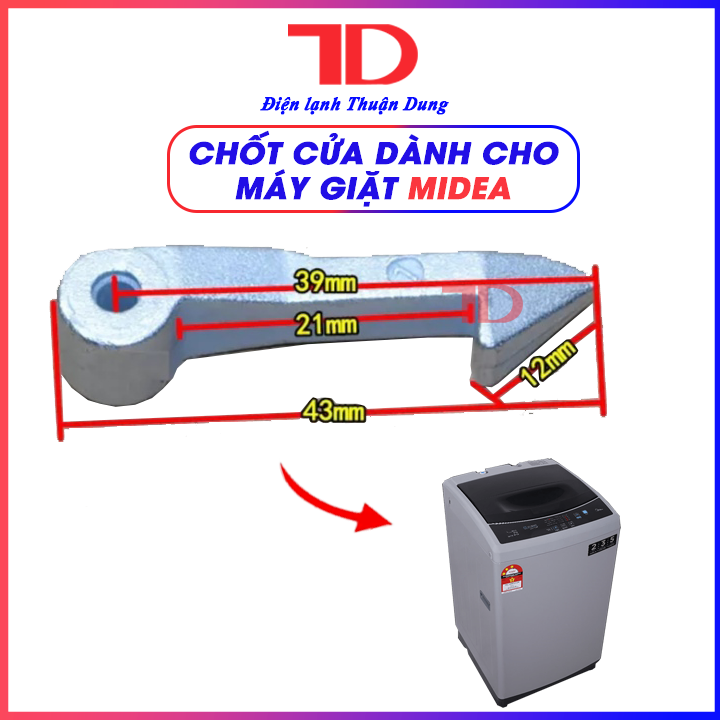 Chốt cửa dành cho máy giặt LG, khóa cửa dành cho máy giặt LG