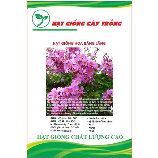 Hạt Giống Hoa Bằng Lăng Tím CT200 - Gói 30 Hạt