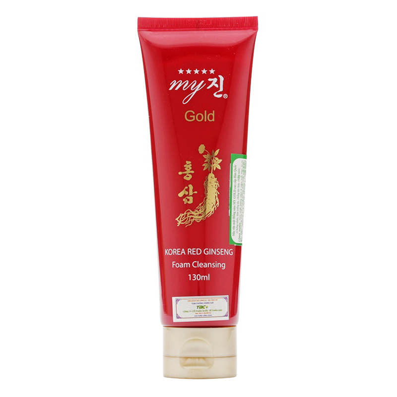 Sữa Rửa Mặt Hồng Sâm Đỏ My Gold Korea Red Ginseng Foam Cleanser (30ml)