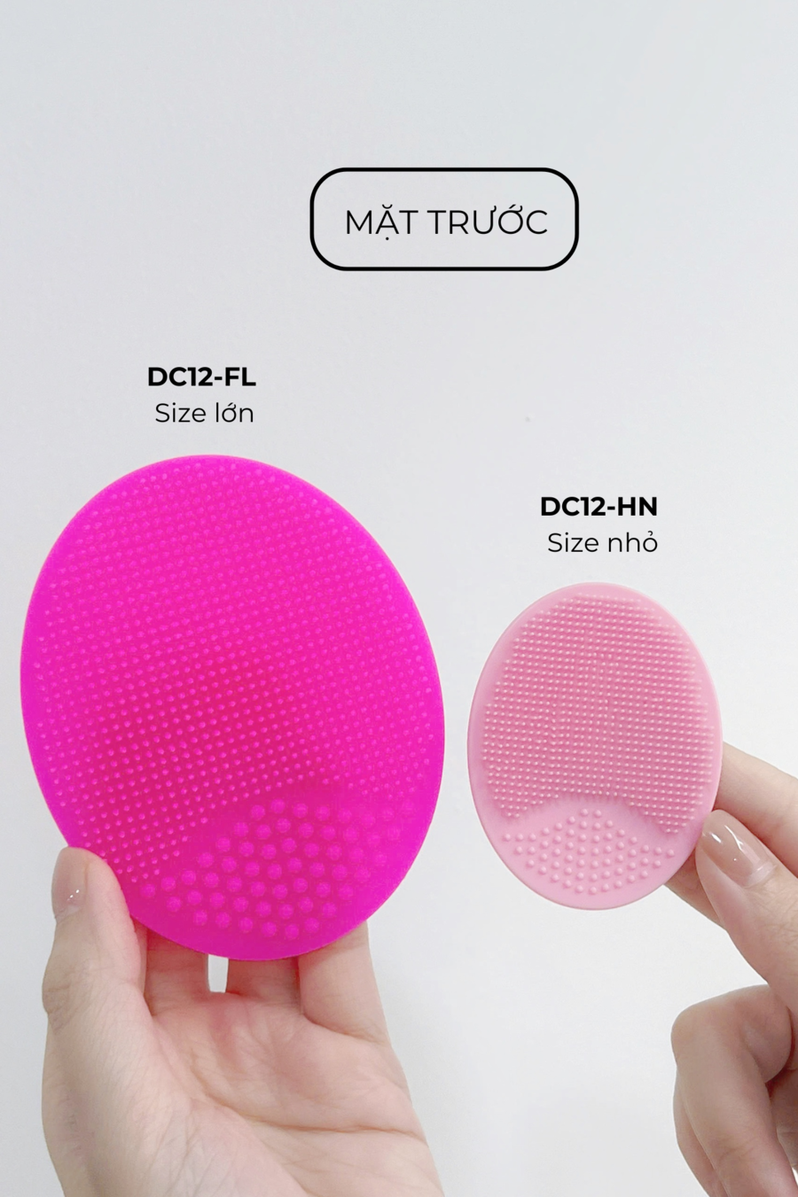 Miếng Rửa Mặt Silicone Đa Năng (cỡ lớn) VACOSI SILICONE FACE CLEANSER - DC12