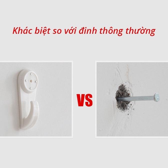 Đinh Ghim Tường Treo Ảnh, Treo Đồ - Móc Treo Đồ Không Cần Khoan