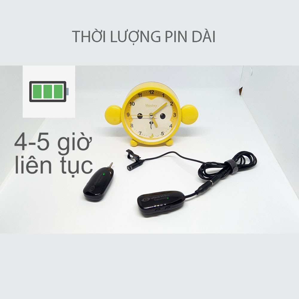 Micro Không Dây Cài Ve Áo TNVI V1, chống ồn, live stream, quay video, ghi âm, ghi âm nhạc cụ, Vlog, Chơi game, Podcasting, trò chuyện qua Zoom, MSN, SKYPE và hát trên Internet Tương thích smartphone, máy tính bảng, máy tính để bàn, laptop-Hàng nhập khẩu