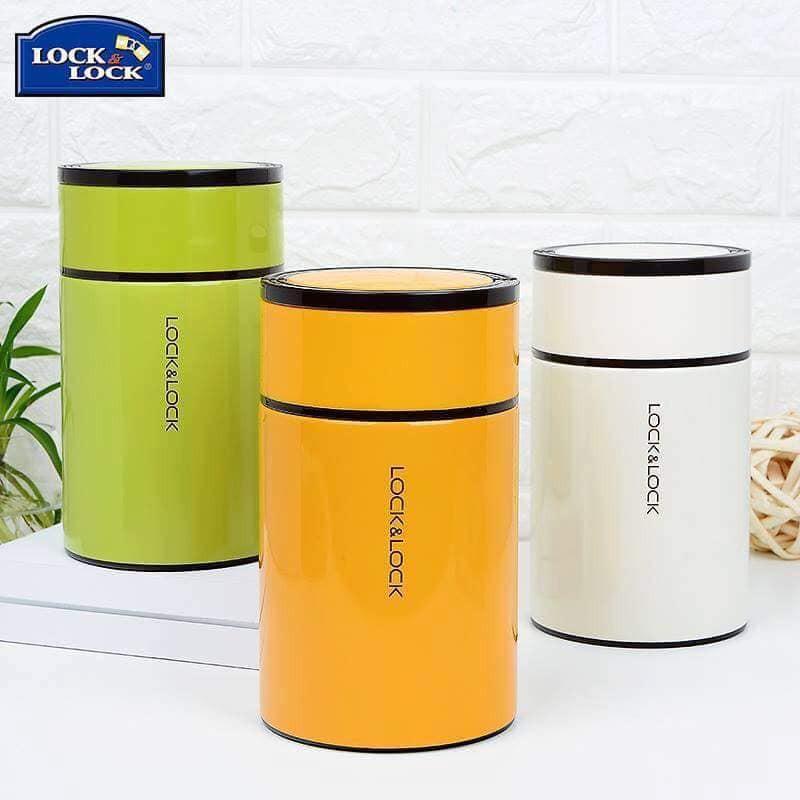 Hộp Ủ Cháo Giữ Nhiệt Lock&amp;Lock Column Food Jar LHC8023 (1000ml), Bình Giữ Nhiệt Lock&amp;Lock 1000ml