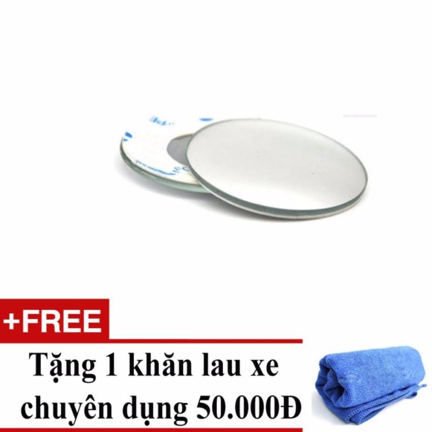 Bộ Gương Cầu lồi dán kính hậu + 01 khăn lau