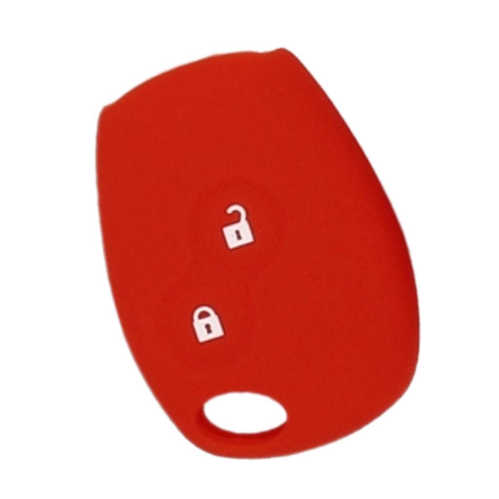 Key Fob 2 Buttons Silicone Protector Cover Case For