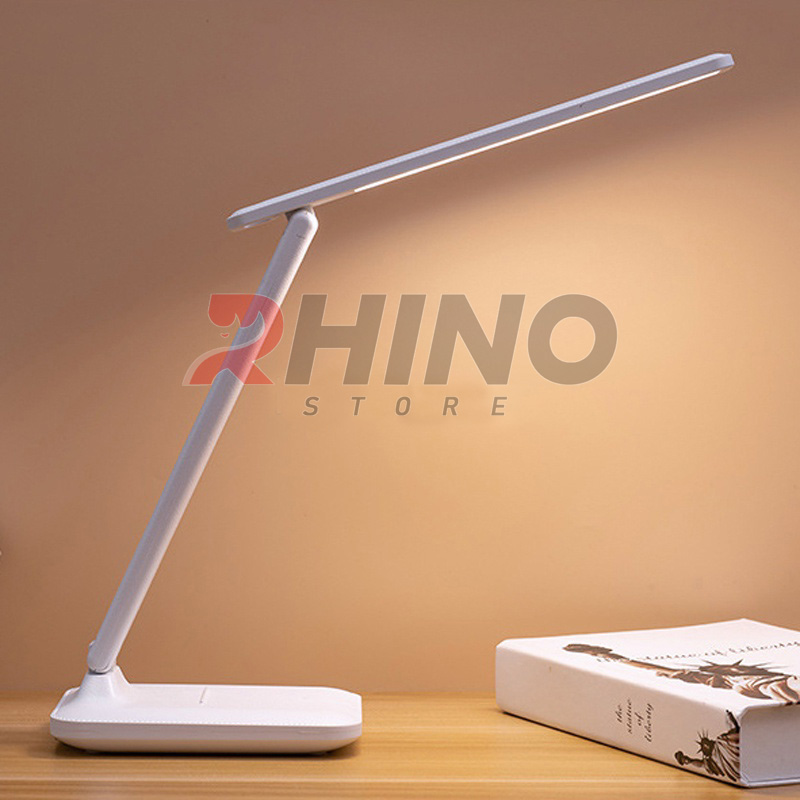 Đèn học LED bảo vệ mắt chống cận cảm ứng Rhino L201, tích điện đa năng làm việc, để bàn học