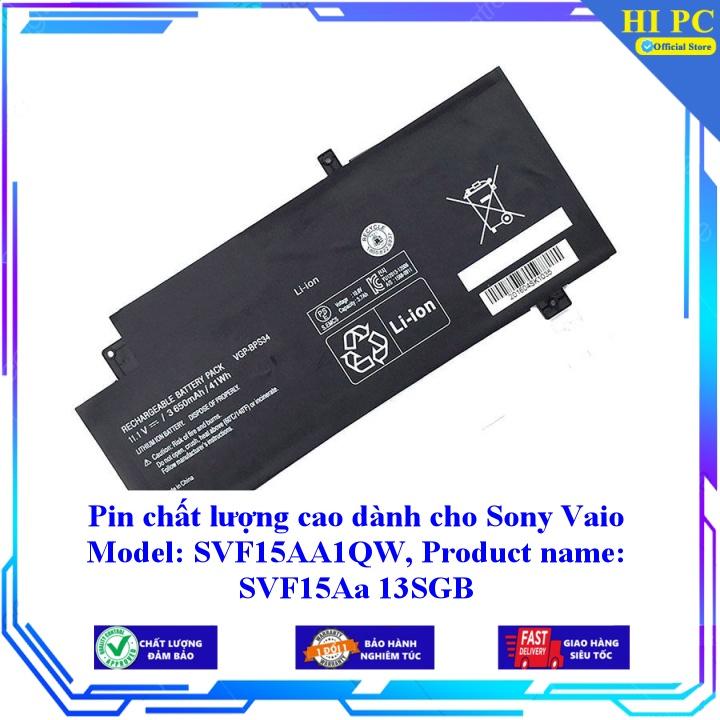 Pin dành cho Laptop Sony Vaio Model: SVF15AA1QW  SVF15Aa 13SGB - Hàng Nhập Khẩu