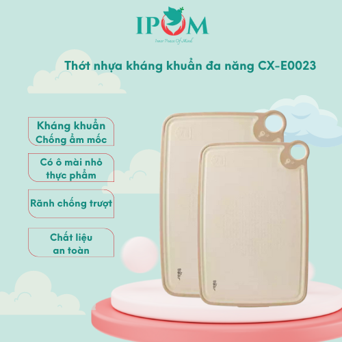 Thớt Kháng Khuẩn Bear cao cấp, chất liệu an toàn CX-E0023 - Hàng Chính Hãng