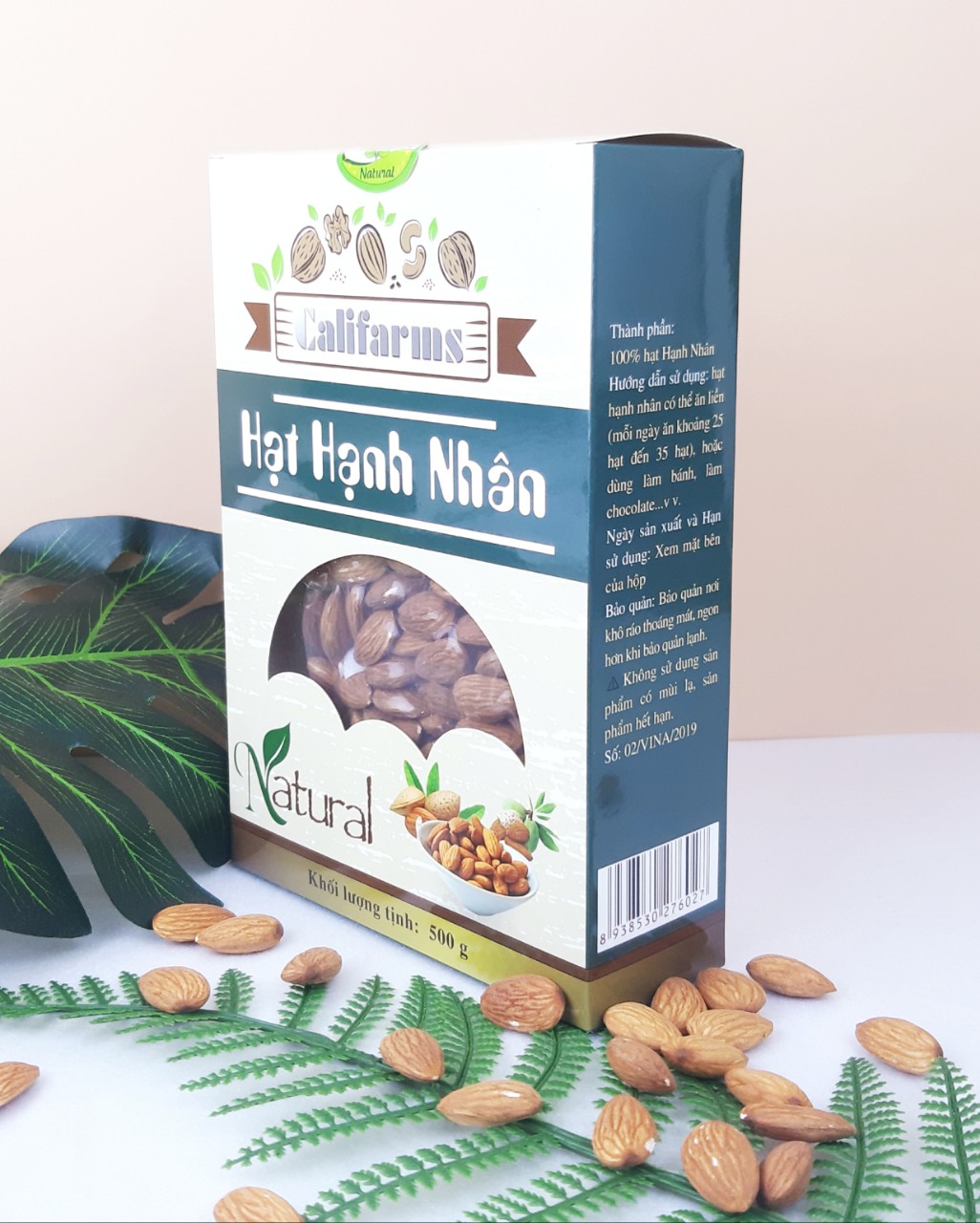 500G Hạnh nhân Mỹ tự nhiên