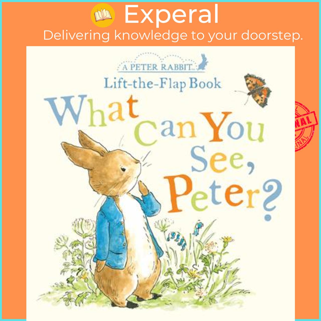 Sách - What Can You See, Peter? : A Peter Rabbit Lift-the-Flap Book by Beatrix Potter (US edition, paperback)