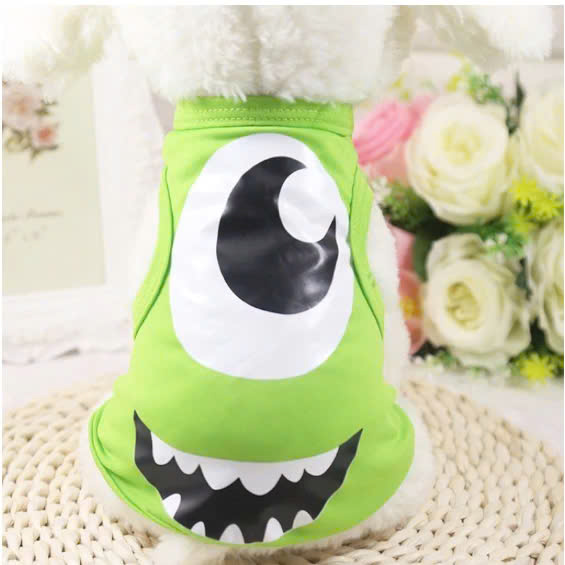 Áo ba lô loại vải mỏng thoáng mát cho thú cưng Size S (2-3,5kg) ( Một cái ,màu và mẫu giao ngẫu nhiên )