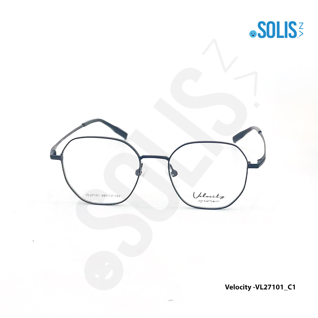 Gọng kính kim loại hiệu Velocity VL27101 - KÍNH KIM LOẠI HIỆU VELOCITY VL27101 KÍCH THƯỚC 48-17-142