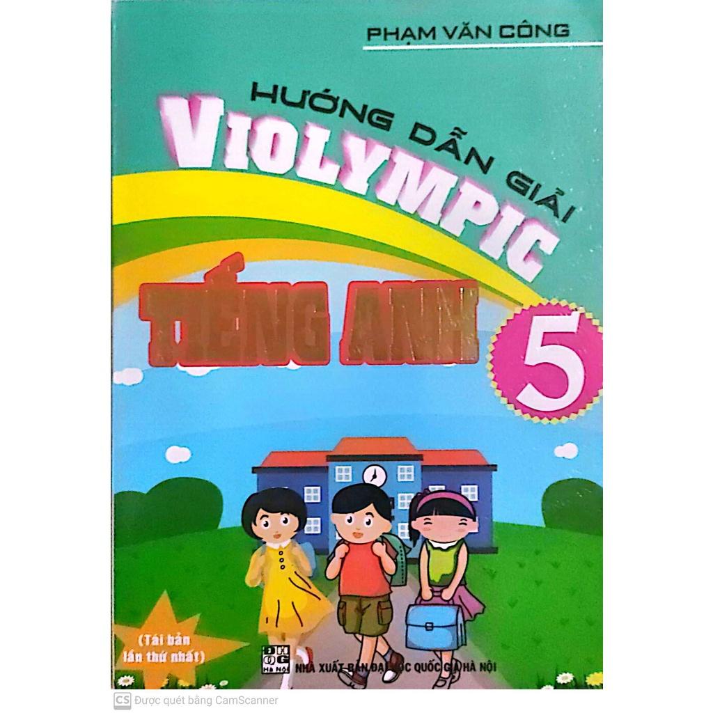 Sách - Combo Hướng Dẫn Giải ViOlympic Toán 5 +Violympic Tiếng Anh 5 + Bộ Đề Luyện Thi Violympic Tiếng Việt 5