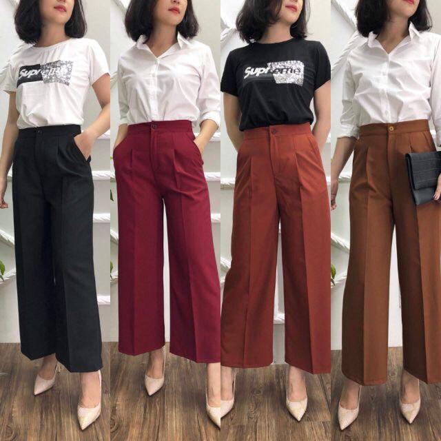 Quần tây ống rộng Culottes OR12