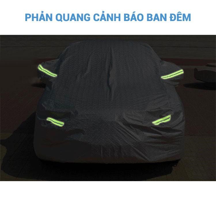 Bạt phủ xe ô tô xe hơi 3 lớp cao cấp chống nắng chống cháy chống xước