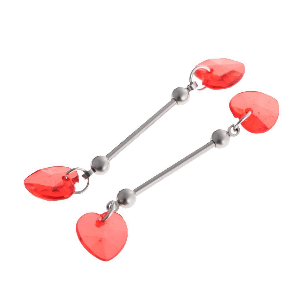 1 Pair   Bar  Stainless Steel  Jewelry