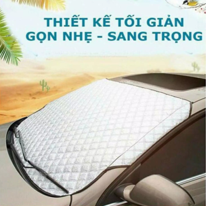 Tấm bạt phủ 3 lớp B2 che nắng bên ngoài kính lái xe ô tô, xe hơi