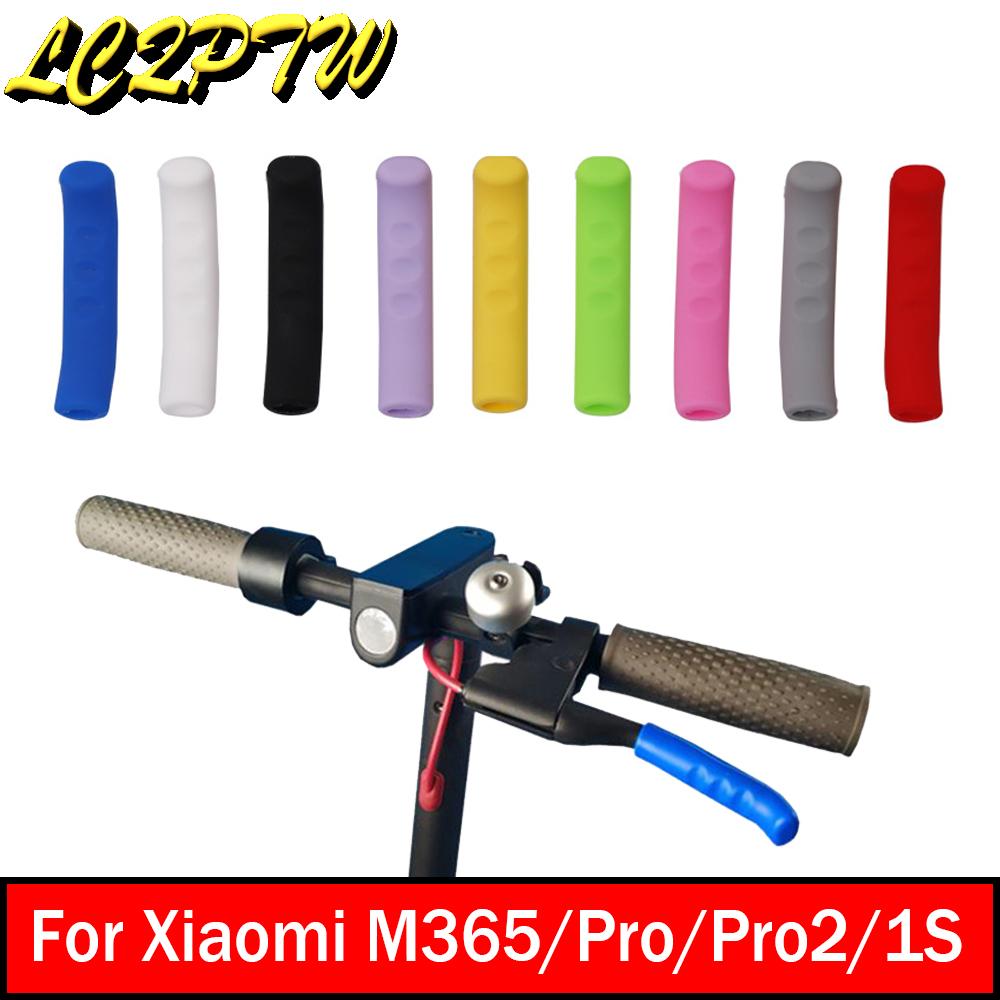 Xe tay ga điện antiskid silicon xe tay ga phanh điện cho Xiaomi Mijia M365 Pro Sức đề kháng Bộ bảo vệ Color: 2pcs purple
