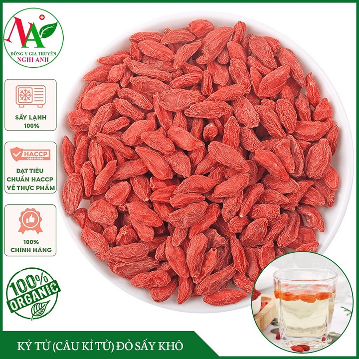 Kỷ Tử - Câu Kỷ Tử sấy khô Đông Y Nghi Anh túi 200gr