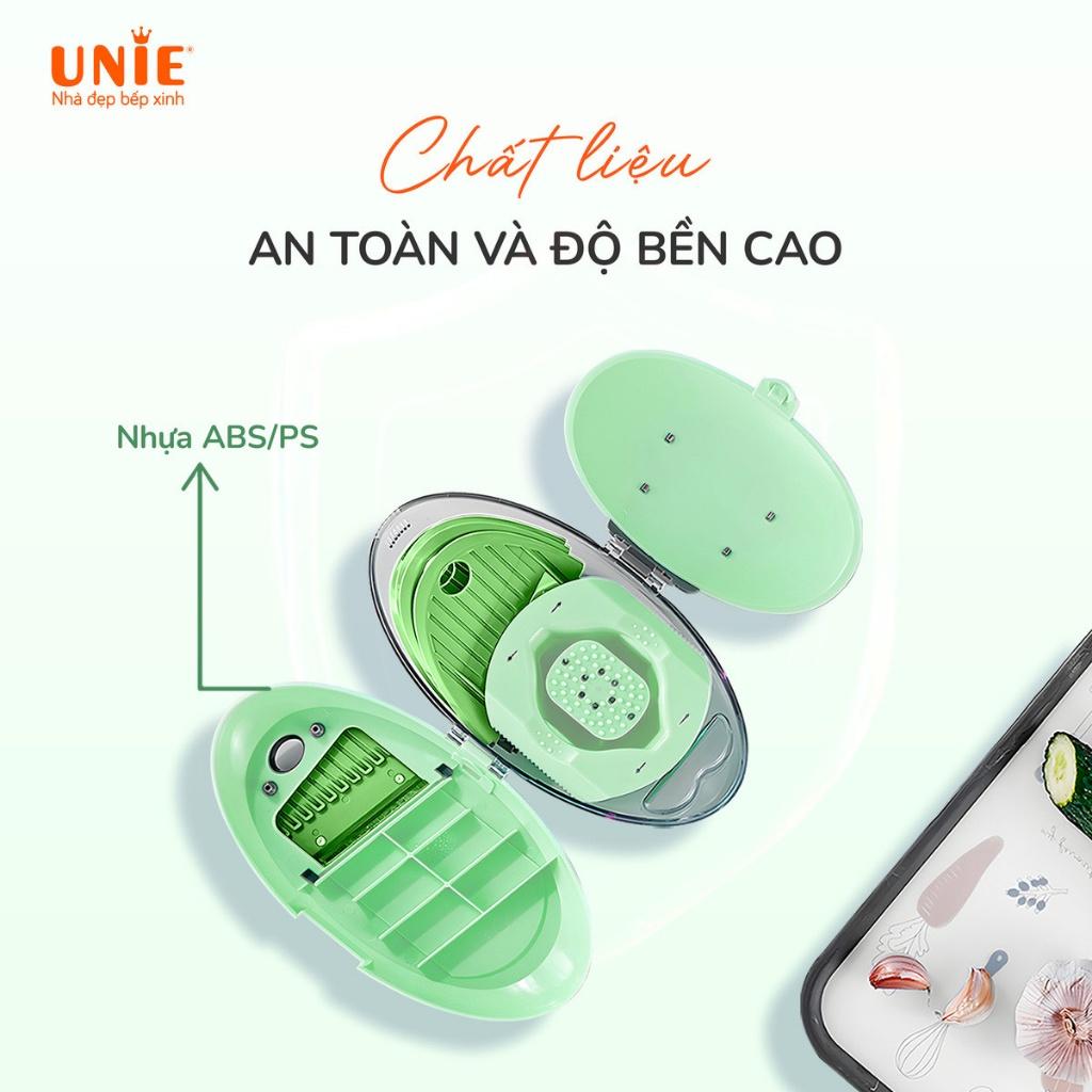 Bộ xay cắt thực phẩm đa năng Unie UMS51, Thay thế 5 dụng cụ cắt thái thực phẩm,Tạo hình rau củ dễ dàng,chất liệu cao cấp - hàng chính hãng