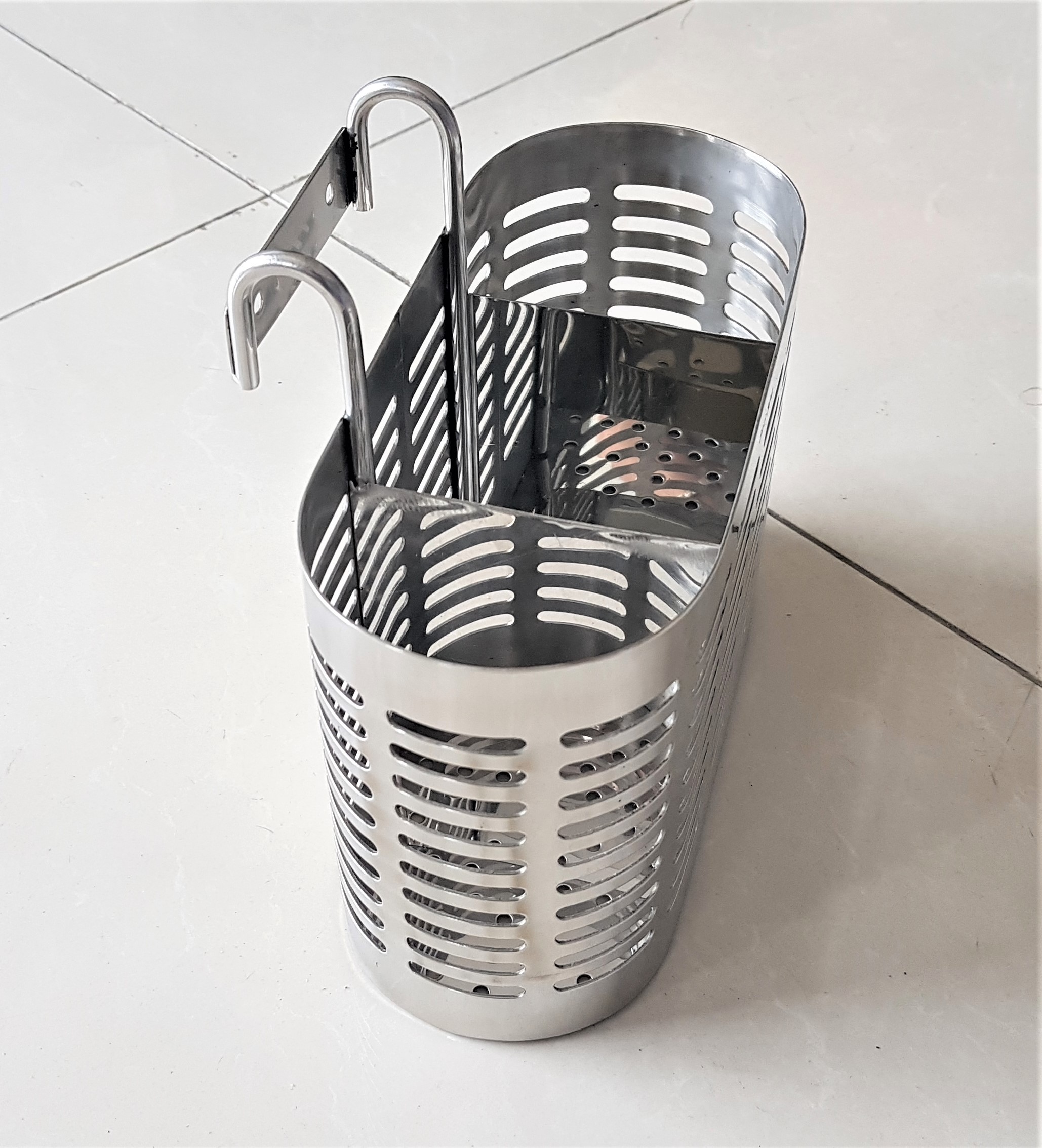 Ống đũa 3 ngăn inox 304