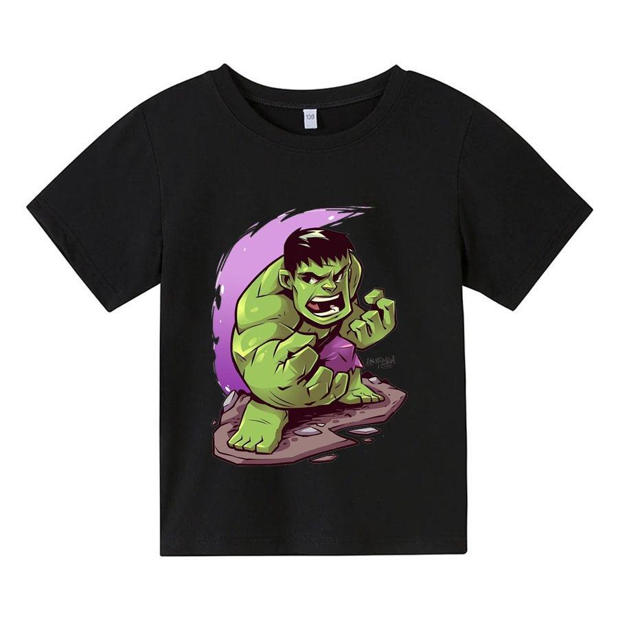 Áo thun trẻ em HULK CHIBI, 4 màu, có size người lớn, Anam Store