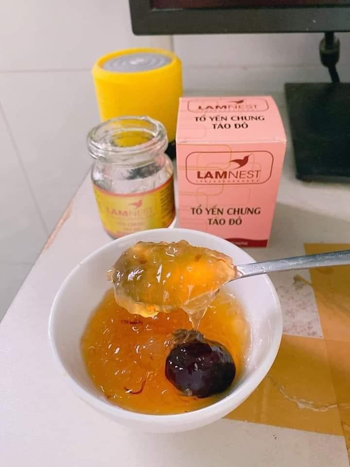 Lốc 6 hủ Tổ Yến Chưng Táo Đỏ ( 28% yến ) - Lamnest