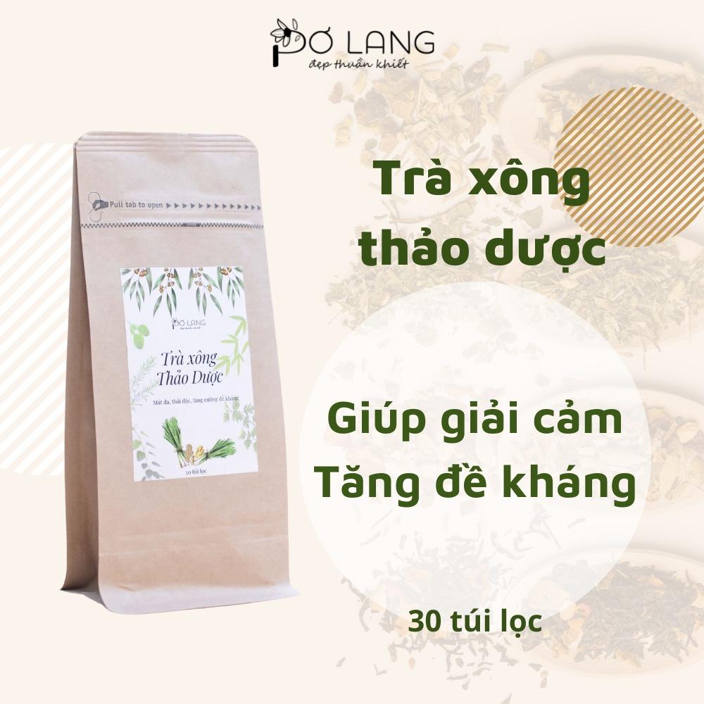 Trà lá xông giải cảm Pơ Lang