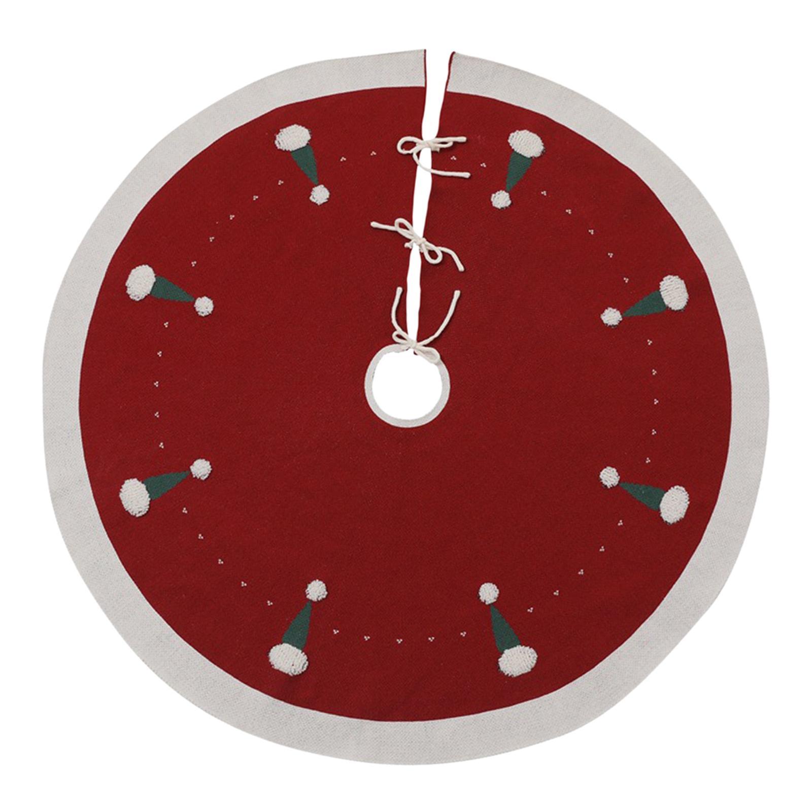 Christmas Tree Skirt 48'' Round Farmhouse Decor for Farmhouse Garden Wedding