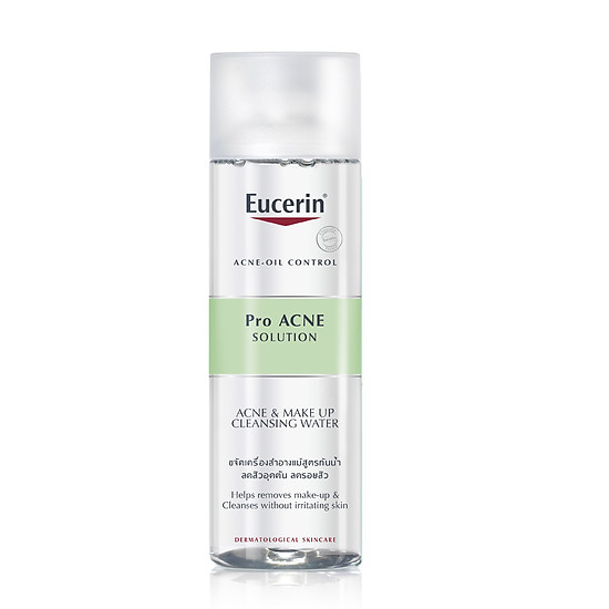 Bộ Chăm Sóc Da Mặt Cho Da Mụn (Tẩy Trang Eucerin Micellar Water 200ml Và Gel Rửa Mặt Eucerin Cleansing Gel 200ml)