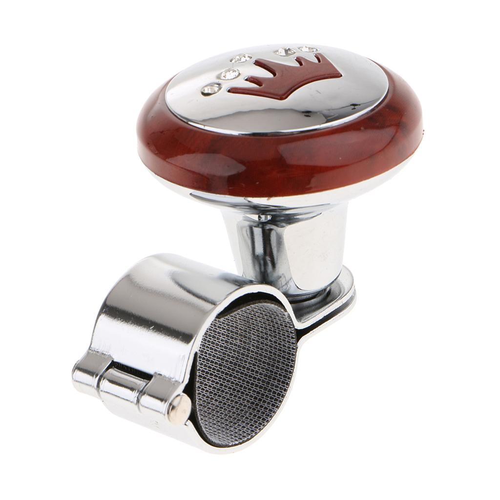 2X Car Steering Wheel  Knob Aid Power Assister  Universal Plating