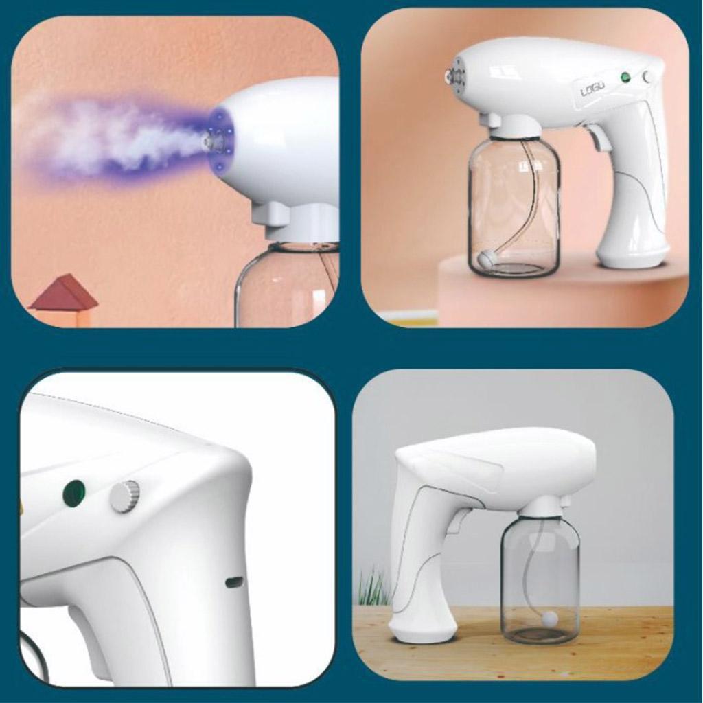 2x UV Nano Blue Light Sprayer Machine 350ml 10W Disinfecting