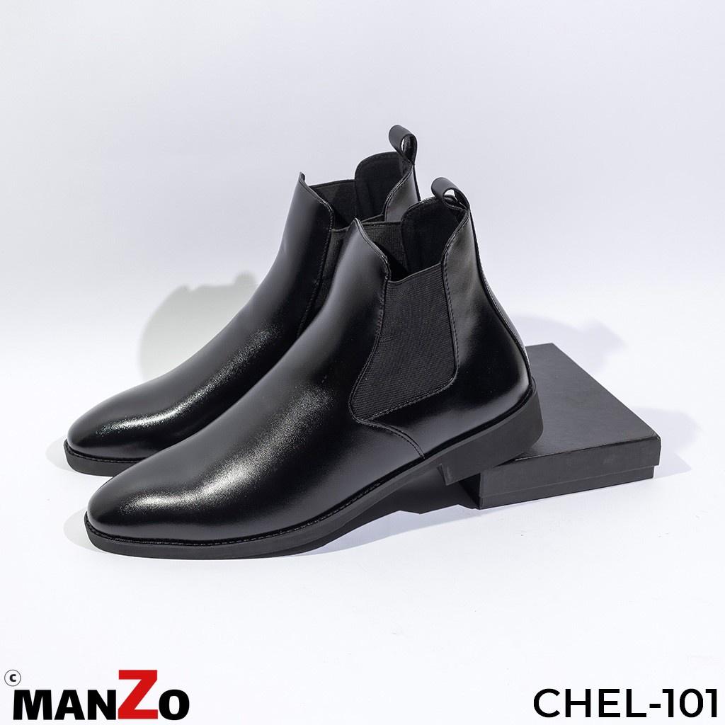 Giày Chelsea Boots cổ cao cho nam - Da bò thật 100% bảo hành 12 tháng - MANZO CHEL 101 - Manzo Store