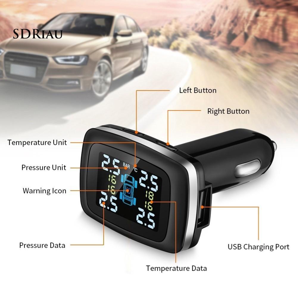 Hệ thống giám sát áp suất lốp không dây TPMS kèm phụ kiện