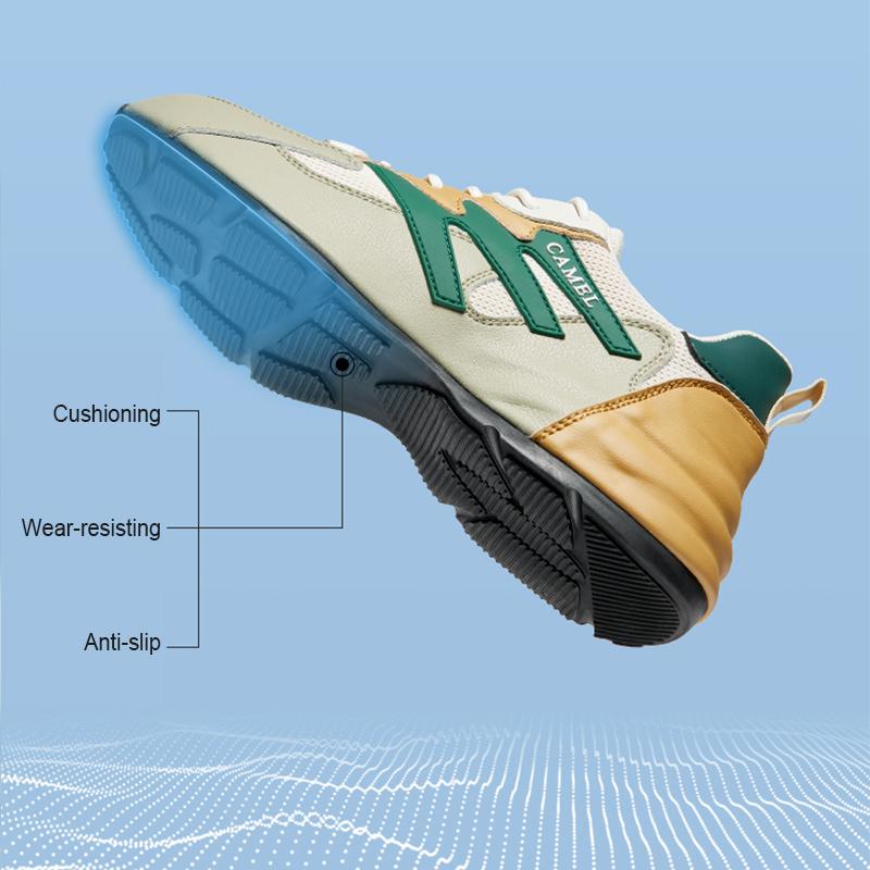 Giày thể thao nam Golden lạc đà 2023 Mùa xuân Giày thể thao ngoài trời mới. Color: Sand Green Shoe Size: 44