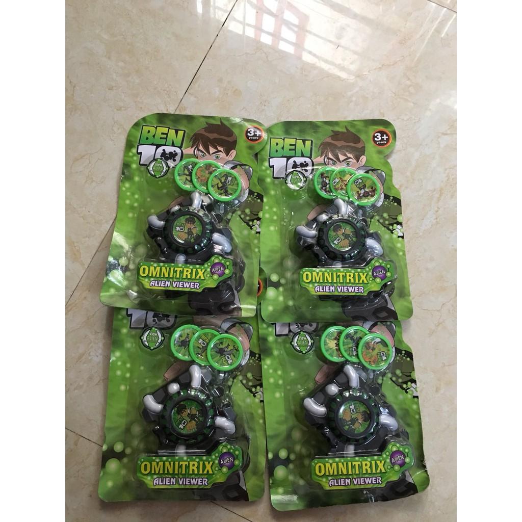 (Mã BEN10) 1 vỉ Đồng hồ đồ chơi Ben 10 Omnitrix tiêu dùng là mê