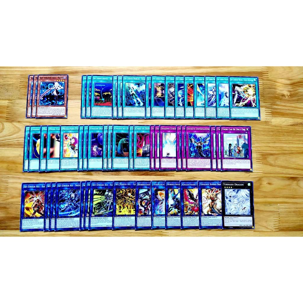 Bài Yugioh ️️ Thẻ bài Yugioh Sky Striker deck 54 lá