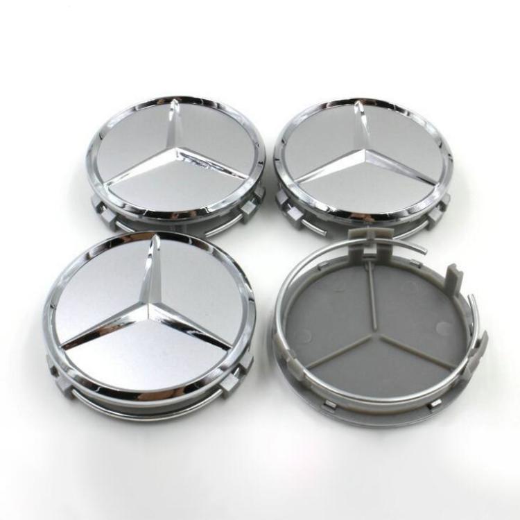 Logo chụp mâm, ốp lazang đẳng cấp bánh xe ô tô Mercedes Benz BENZ75