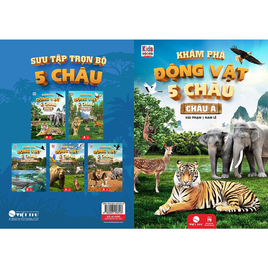 Khám Phá Động Vật 5 Châu Châu Á -