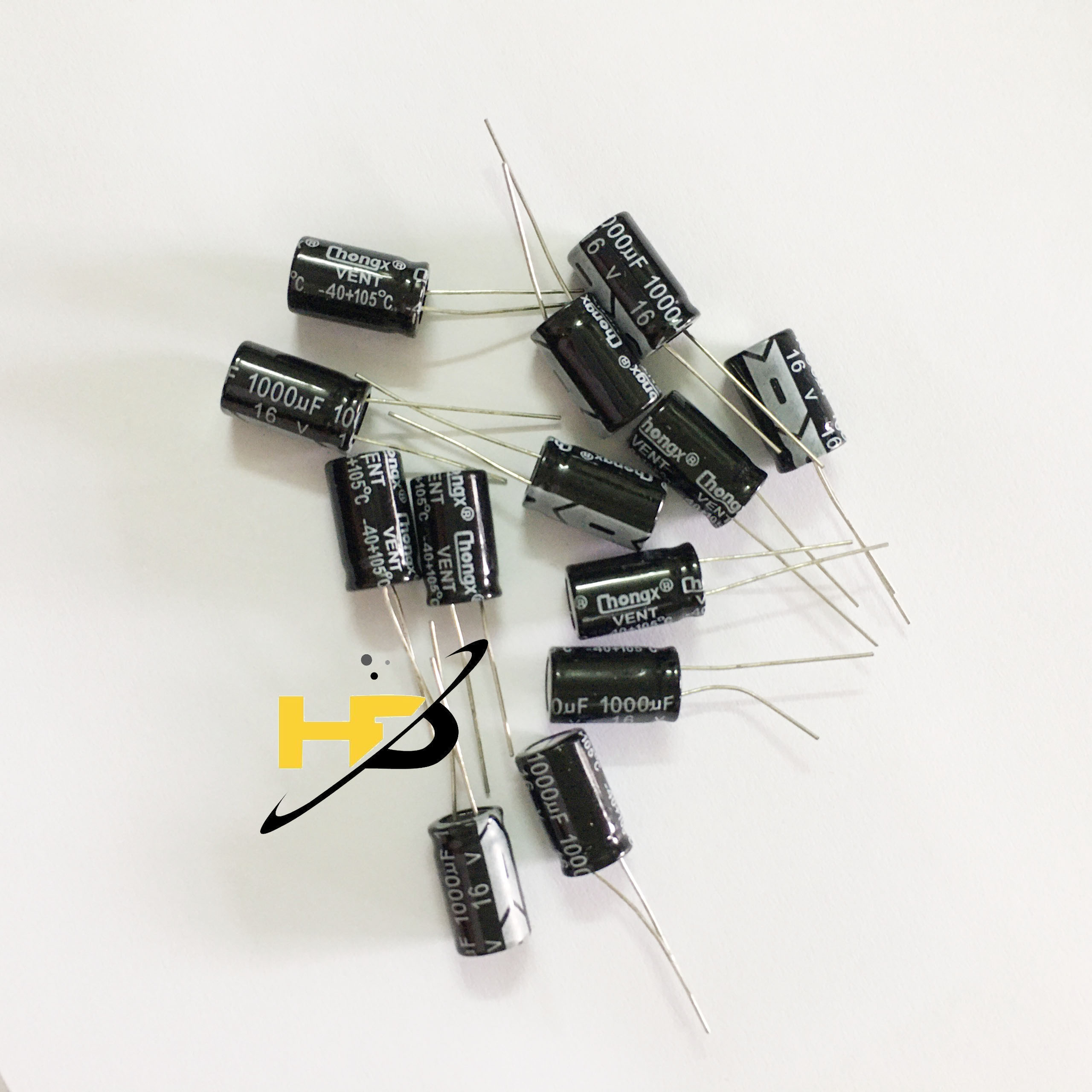 Combo 20 Con Tụ Điện Tần Số Cao Điện Dung 1000uF 16V, Linh Kiện Mới
