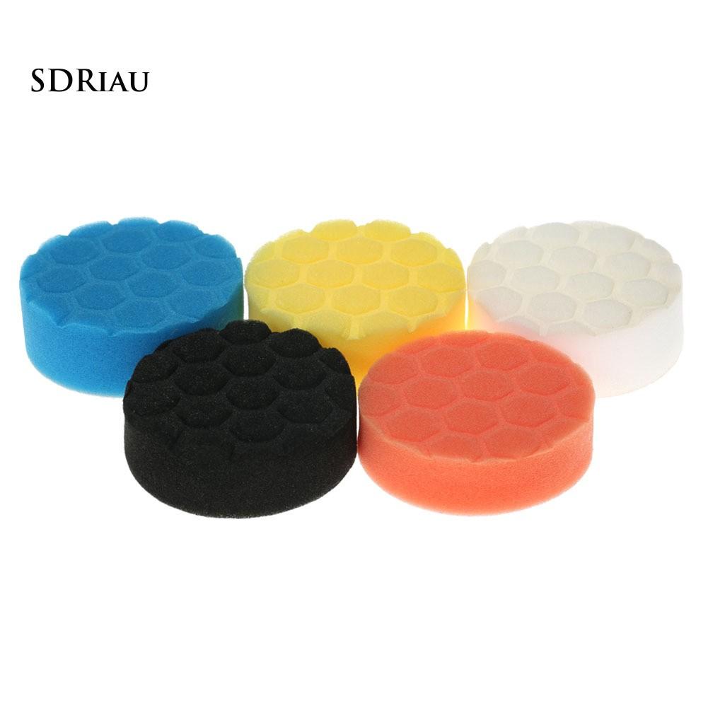5 Miếng xốp tạo bọt đánh bóng xe hơi nhiều màu kích thước 3 inch