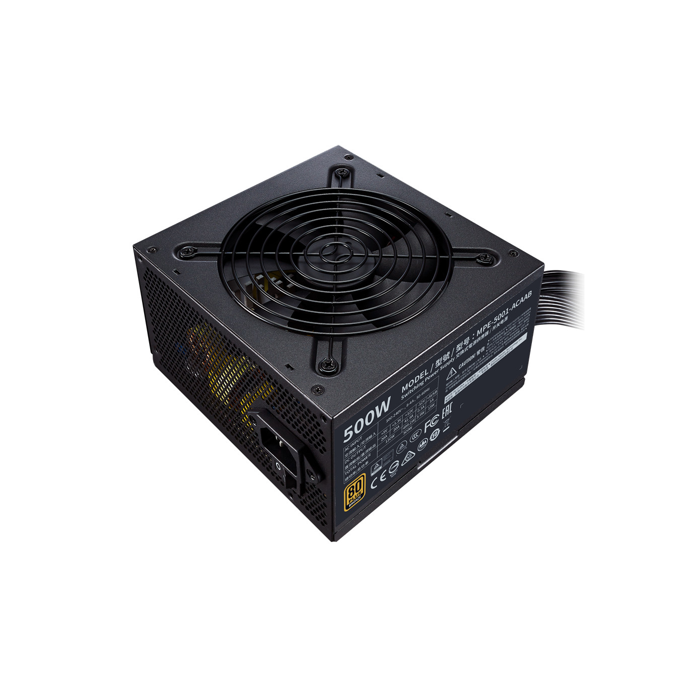 Nguồn máy tính Cooler Master  MWE 500 BRONZE V2 - 80 Plus BRONZE - Hàng chính hãng